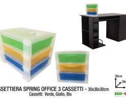 Cassettiera Spring Office 3 Cassetti Neutro Color-8001499201000
