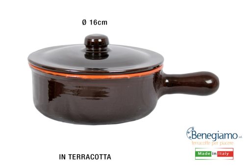 Casseruola Familia Terracotta C/Man. Cm.16-8032770505302