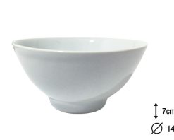 Tazza Bolo Ceramica Bianco Cm.14 Kent-8053677189778