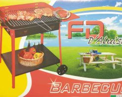Barbecue A Carbone Rett.Re Cm.30X45 C/R Appogg.-8025921001068