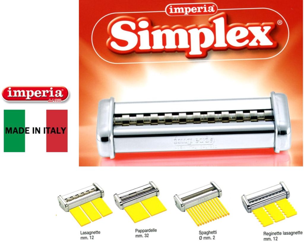 Imperia Simplex Pasta Machine Attachment, 12 mm Reginette