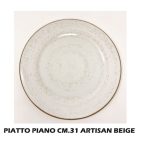 Piatto Piano Cm.31 Artisan Beige-7702484250485