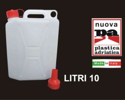 Tanica Plastica B Lt.10 Nuova Plastica Adriatica-8010710001114
