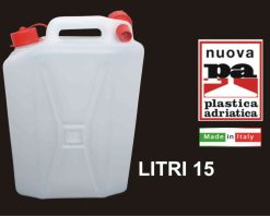 Tanica Plastica C Lt.15 Nuova Plastica Adriatica-8010710001121