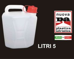 Tanica Plastica A Lt.5 Nuova Plastica Adriatica-8010710001107