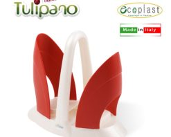 Portabicchieri Duo Bianco/Rosso Ecoplast-8032532528303