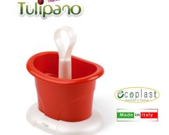Scolaposate Da Appoggio Tulipano Bianco/Rosso-8032532528396
