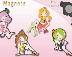 Magnete Girls 4 Ass. Art.Gom26343-8031244085753