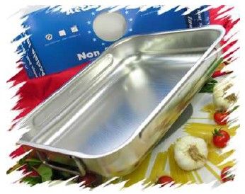 TEGLIA INOX ANTIGRAFFIO18/10 CM 30X22 - SteelPan