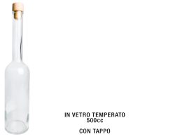 Bottiglia Vetro Opera Cc.500 Con Tappo-8057018591169