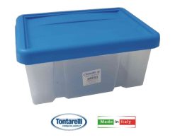 Storage Box Cm.20X30 Cop/Scatto Trasp./Azzurro-8009404196212
