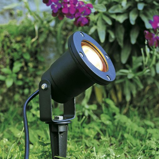 Set di 6 faretti da esterno per illuminazione da giardino a LED GU10