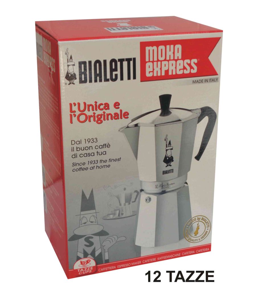 Bialetti caffettiera moka 12 tazze originale