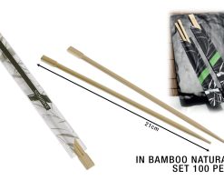 Bacchette Bamboo Cm.21 Set 100 Pz.-8024112100375
