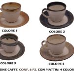 Tazzine Caffe' Conf. 6 Pz. C/Piatt. Dec.-8057960571387