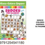 Gioco Coloro Imparo Sudoku 16/A-9791254541180