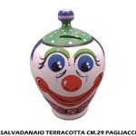 Salvadanaio Terracotta Cm.29 Pagliaccio-8056364866747
