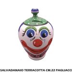 Salvadanaio Terracotta Cm.22 Pagliaccio-8056364867089