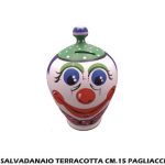 Salvadanaio Terracotta Cm.15 Pagliaccio-8056364867102