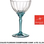 Calice Florian Champagne Conf. 6 Pz. Cl.24 Lucenti Blue-8004360095203