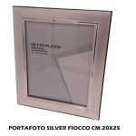 Portafoto Silver Fiocco Cm.20X25-8053677181550