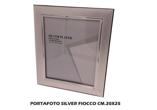 Portafoto Silver Fiocco Cm.20X25-8053677181550