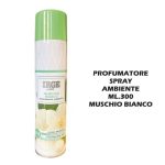 Profumatore Spray Ambiente Ml.300 Muschio Bianco-8021723054424