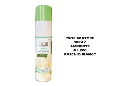 Profumatore Spray Ambiente Ml.300 Muschio Bianco-8021723054424