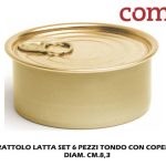 Barattolo Latta Set 6 Pz. Con Coperchio-8425734075605