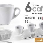 Tazzine Caffe' Conf. 6 Pz. S/Piatt. Bianche-8025569791000