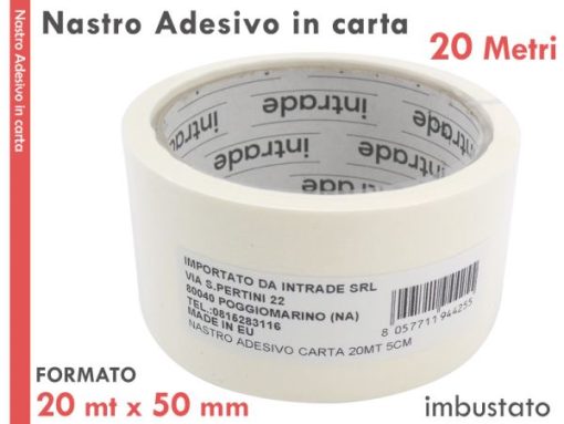 Nastro Adesivo Carta Mt.20X5Cm.-8057711944255