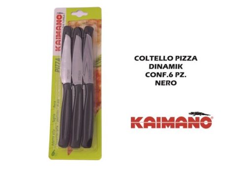 Coltello Pizza Dinamik Conf.6 Pz. Nero-8008220042925