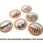 Sottopentola Decorazione Ceramica Con Suchero Cm.20-8034052502146