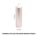 Candela Pillar Cm.5X20H Bianco Perla-8050539174583