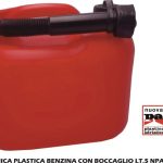 Tanica Plastica Benzina Con Boccaglio Lt.5 Npa-8010710001343