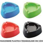 Posacenere Plastica Triangolare Cm.12X4H-3661075213268