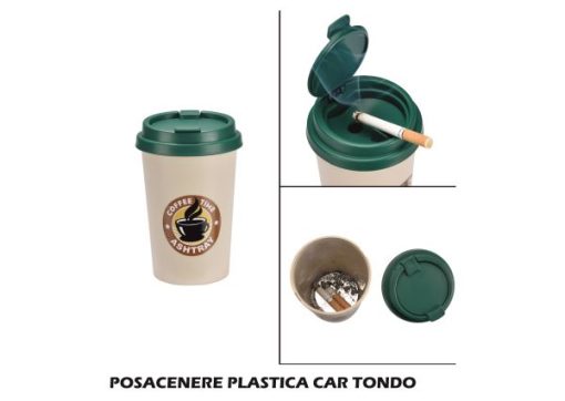 Posacenere Plastica Car Tondo-3661075236410