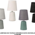 Lampada Ceramica Kaya Cm.9X26
