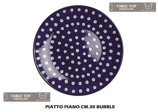 Piatto Piano Cm.30 Bubble-8053369014715