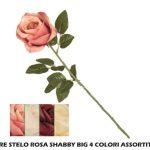 Fiore Stelo Rosa Shabby Big 6 Col. Ass.-8031244169637