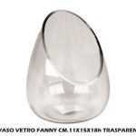 Vaso Vetro Fanny Cm.11X15X18H Trasparente-8031244214146