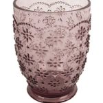Bicchiere Vetro Verona Rosa Antico Singolo-
