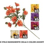 Fiore Stelo Margherite Cm.66 5 Ass.-8031244339153