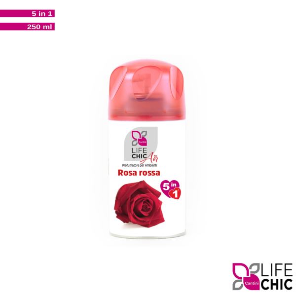 Deodorante Spray X Ambiente Ml.250 5In1 Rosa-8008240585020