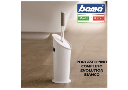Portascopino Completo Evolution Bianco-8007633100802