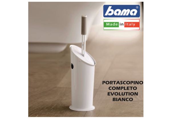 Portascopino Completo Evolution Bianco-8007633100802