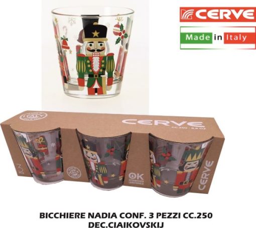 Bicchiere Nadia Cf.3Pz. Cc.250 Dec.Ciaikovskij-8001691934874