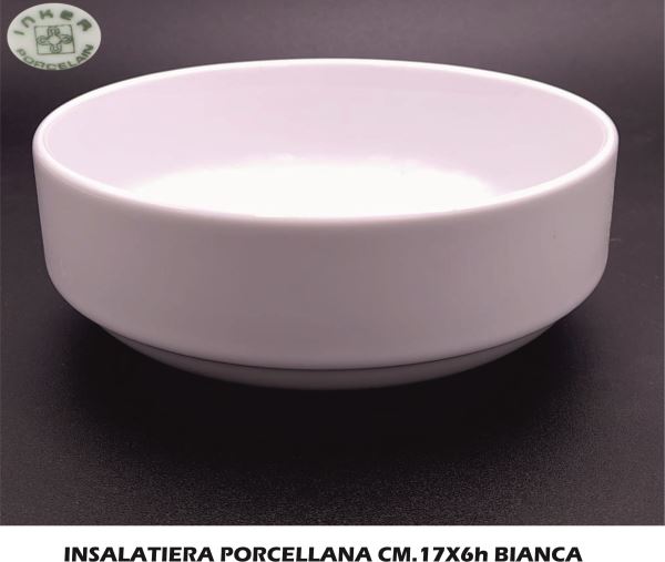 Insalatiera Porcellana Cm.17 Bianca-3850101727019