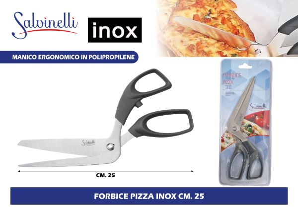 Forbice Pizza Inox Cm.25 - Big House Shop